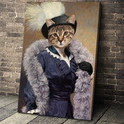 The Foxy Lady Custom Pet Portrait - Noble Pawtrait