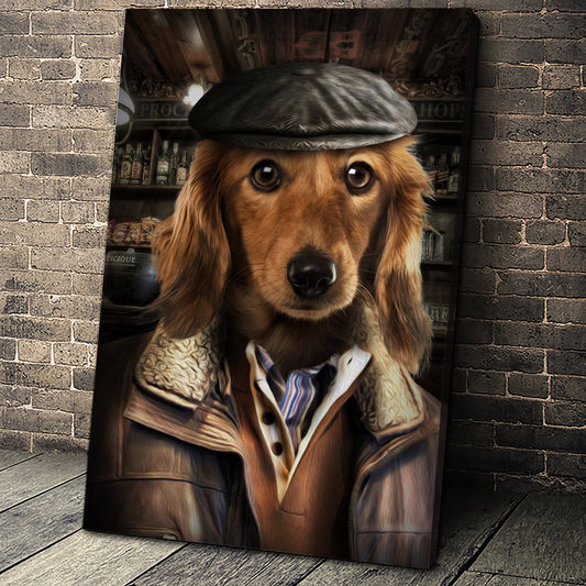 The Industrial Man Custom Pet Portrait - Noble Pawtrait