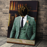 The Gentleman Custom Pet Portrait - Noble Pawtrait