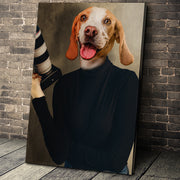 The Photographer Custom Pet Portrait Canvas - Noble Pawtrait