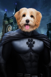 The Bat Paw Custom Pet Portrait - Noble Pawtrait