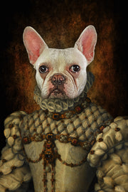 Queen Elizabeth Custom Pet Portrait - Noble Pawtrait