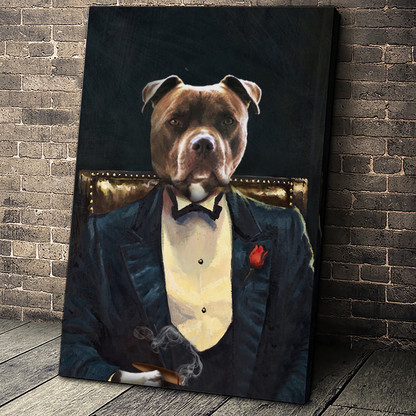 The Legend Custom Pet Portrait - Noble Pawtrait